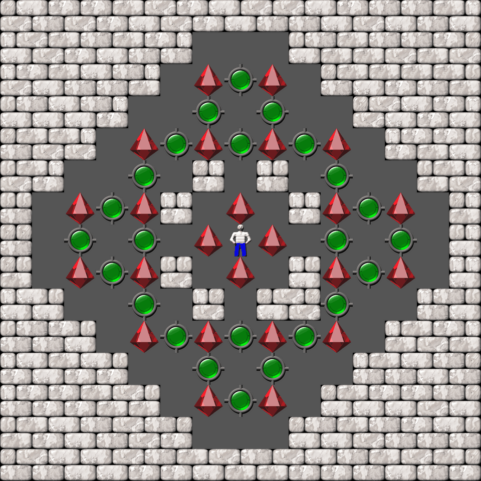 Sokoban Bugs550 collection level 2